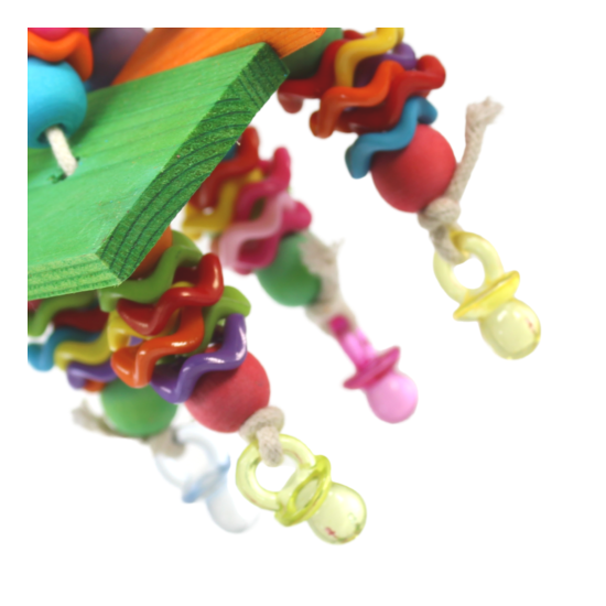 840 Wiggles N Wafer Bird Toy Parrot Cage Toys Cages Parakeet Conure Cockatiel image {4}