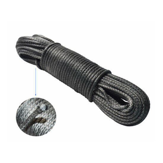 6mm*200ft 10141lbs Cross-country Winch Rope Self-rescue Tow Trailer Rope  Thumb {1}