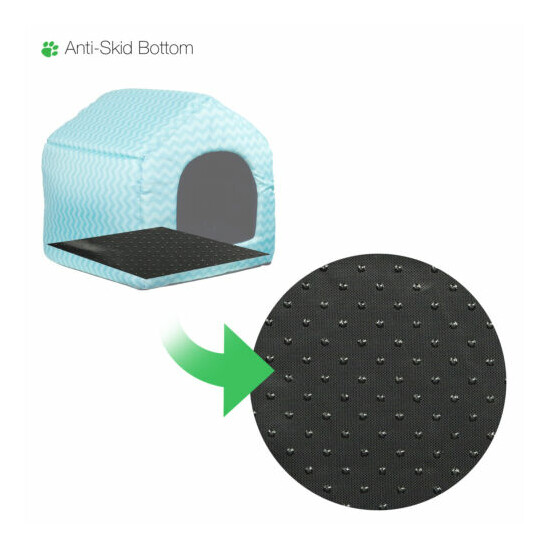 Pet Cooling 2 in 1 Pet bed and House Dog Cat Cushion Pillow Mat sleeping Foam image {2}