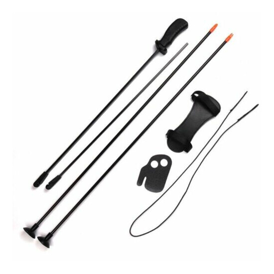 For 5-14 Years Kids Bow Archery Practise With Arm Protector &2X 27" Sucker Arrow image {6}