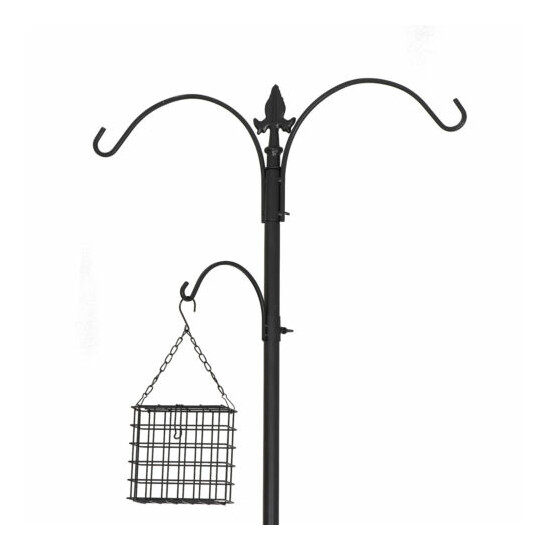 91" Height Bird Feeding Station Stand Bird Feeder Hanging Kit with Hangers image {1}