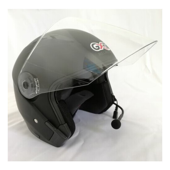 MX-BTX1 Bluetooth PTT Helmet Intercomm Dual Visors PPG Paragliding Motorcycle XL image {3}