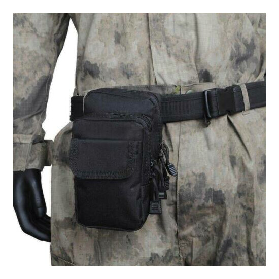 Tactical Molle Pouch EDC Multi-purpose Belt Waist Pack Bag Utility Phone Purse image {2}
