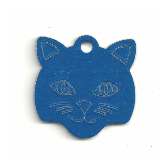 Small Kitten Face Kitty Cat Pet ID Tag FREE SHIPPING USA image {4}