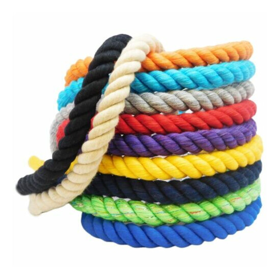 Ravenox Twisted Cotton Rope Spools - Soft, Natural Cordage - Custom Colors image {1}