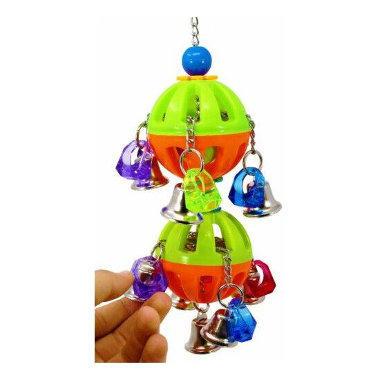 1509 Tuff Bellpull Tower Bonka Bird Toy parrot cage toys cages african grey  image {4}