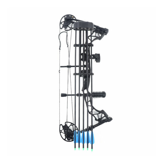 Adults 70 Lbs Pro Compound Shooting Bow Equipment Right Hand Practice Hunting image {2}