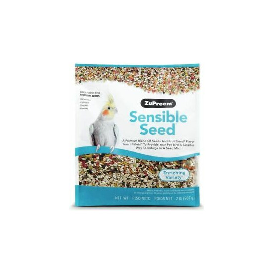 ZuPreem Sensible Seed Enriching Variety for Medium Birds 2 lbs (907 g) image {1}