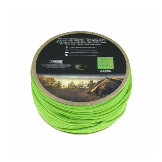 550 Paracord 500 ft SPOOL Parachute Cord Rope 7 Strand Survival Outdoor Camping image {31}