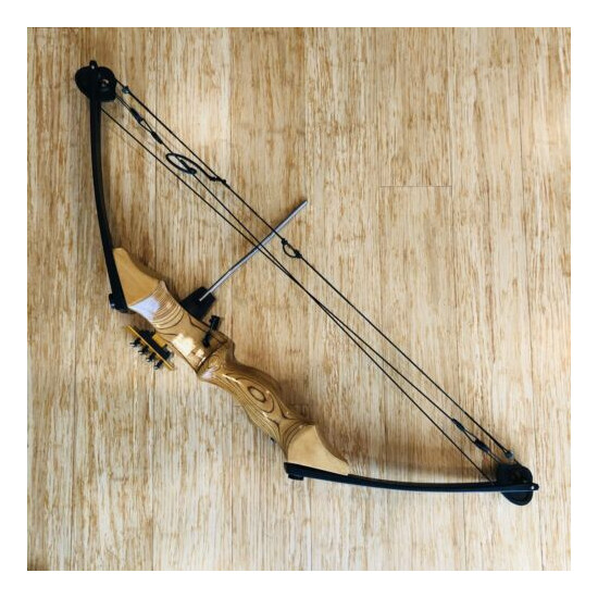 Compound Bow Wood Hand Made Hunting Archery WHP 33911 2431 image {1}