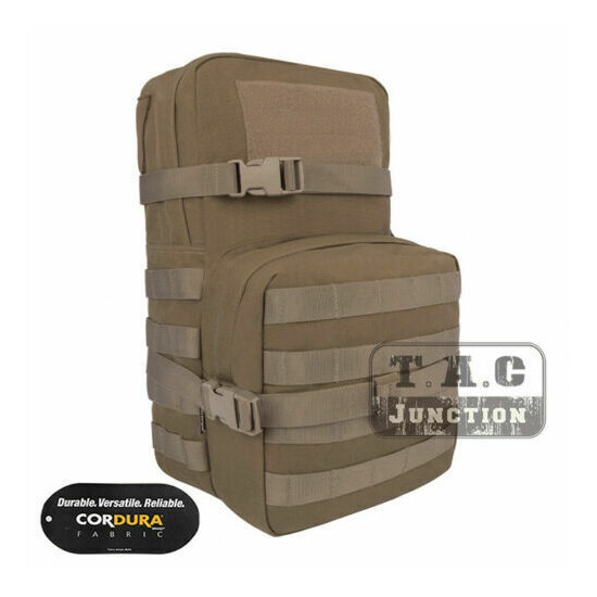 Emerson Tactical Modular Assault Backpack Pack w/ 3L Hydration Bag Water Carrier Thumb {16}