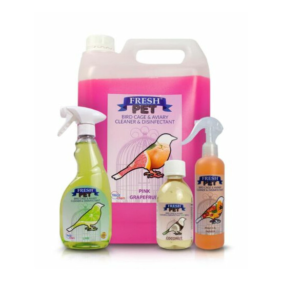 Bird Cage Disinfectant Cleaner Animal Safe 5L Container Alpine Fresh Pet® image {2}