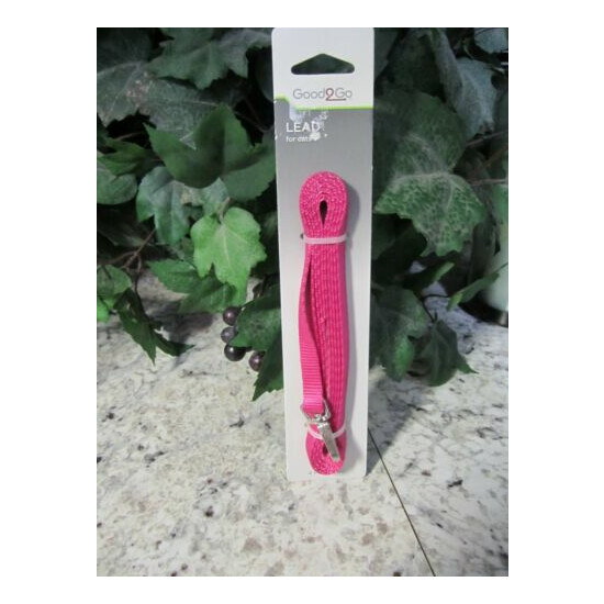 GOOD2GO / GOOD 2 GO / HOT PINK LEAD FOR CATS / 4 FT CAT LEAD / LEASH image {1}