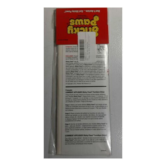 Sticky Paws for Furniture- 24 Pack- by Pioneer Pets- Anti Scratch Remedy image {2}