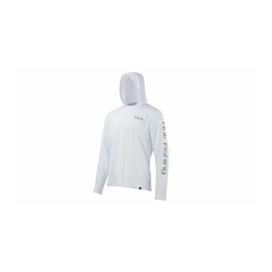 HUK ICON X LONG SLEEVE HOODIE-Fishing Shirt--Pick Color/Size-Free FAST Shipping image {3}