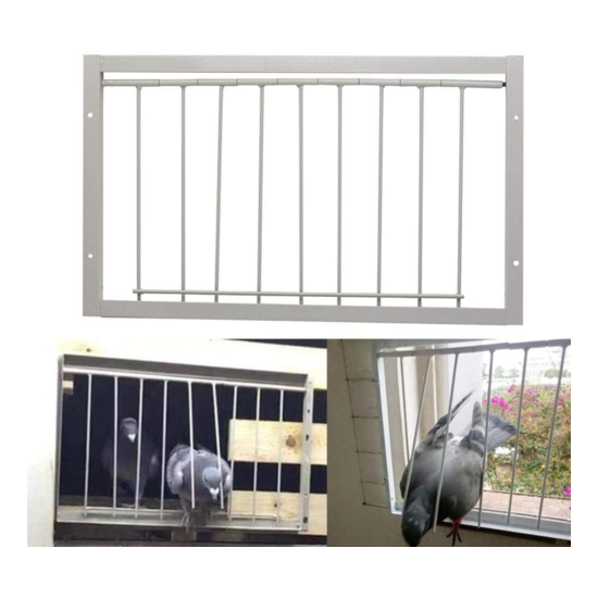 30cm T-Trap For Pigeon Birds House Door Pigeon Birds House Door Pigeon Coop NEW image {1}