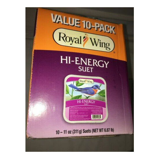 Royal Wing Hi Energy Suet Value Case 10 Pack NIB! image {2}