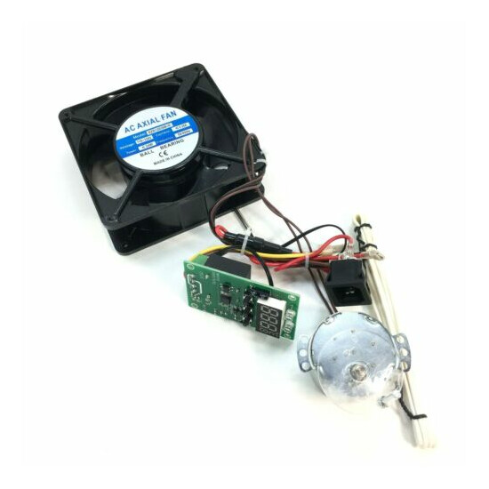 Egg Incubator Part FAN, MOTOR, PCB, DISPLAY for Magicfly iTavah HBlife Vivohome image {1}