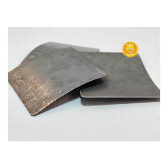 3 pcs Titanium special durable plates for body protection 105*125 mm thick 1.5mm Thumb {5}
