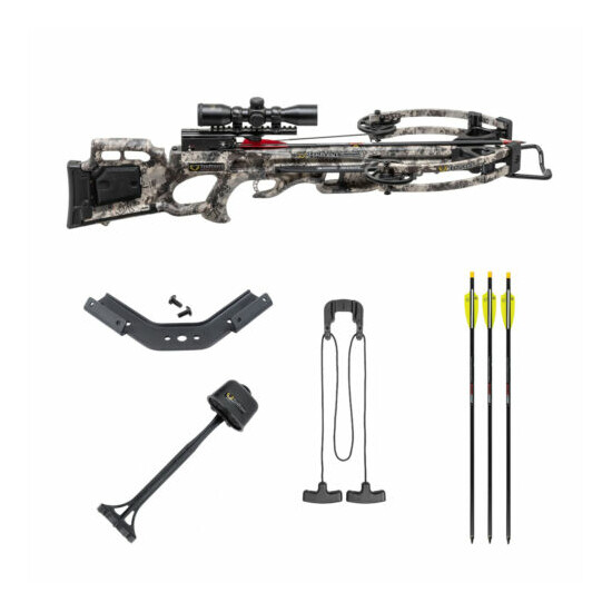 TenPoint Titan M1 370 FPS Crossbow with ProView 3 Scope and Rope Sled Kit image {1}