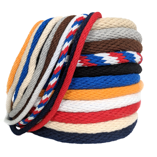 Ravenox Solid Braid Cotton Rope | Variety of Colors & Lengths | Made in the USA image {82}