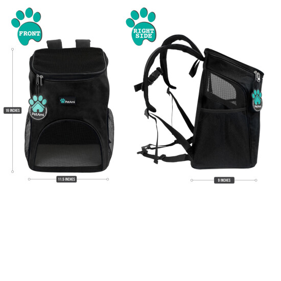 Pet Cat Dog Puppy Carrier Travel Backpack Bag for Travel Breathable Mesh Comfort image {3}