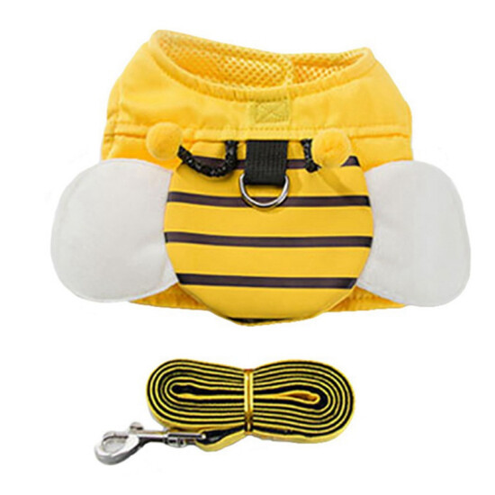 Cute Bee Yellow Vest Chest Strap Traction Belt Wings Backpack Design Small MedA1 image {2}