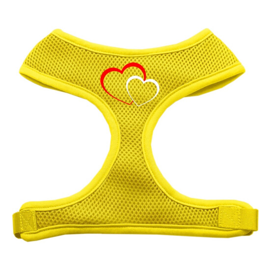 Double Heart Design Soft Mesh Harnesses image {1}